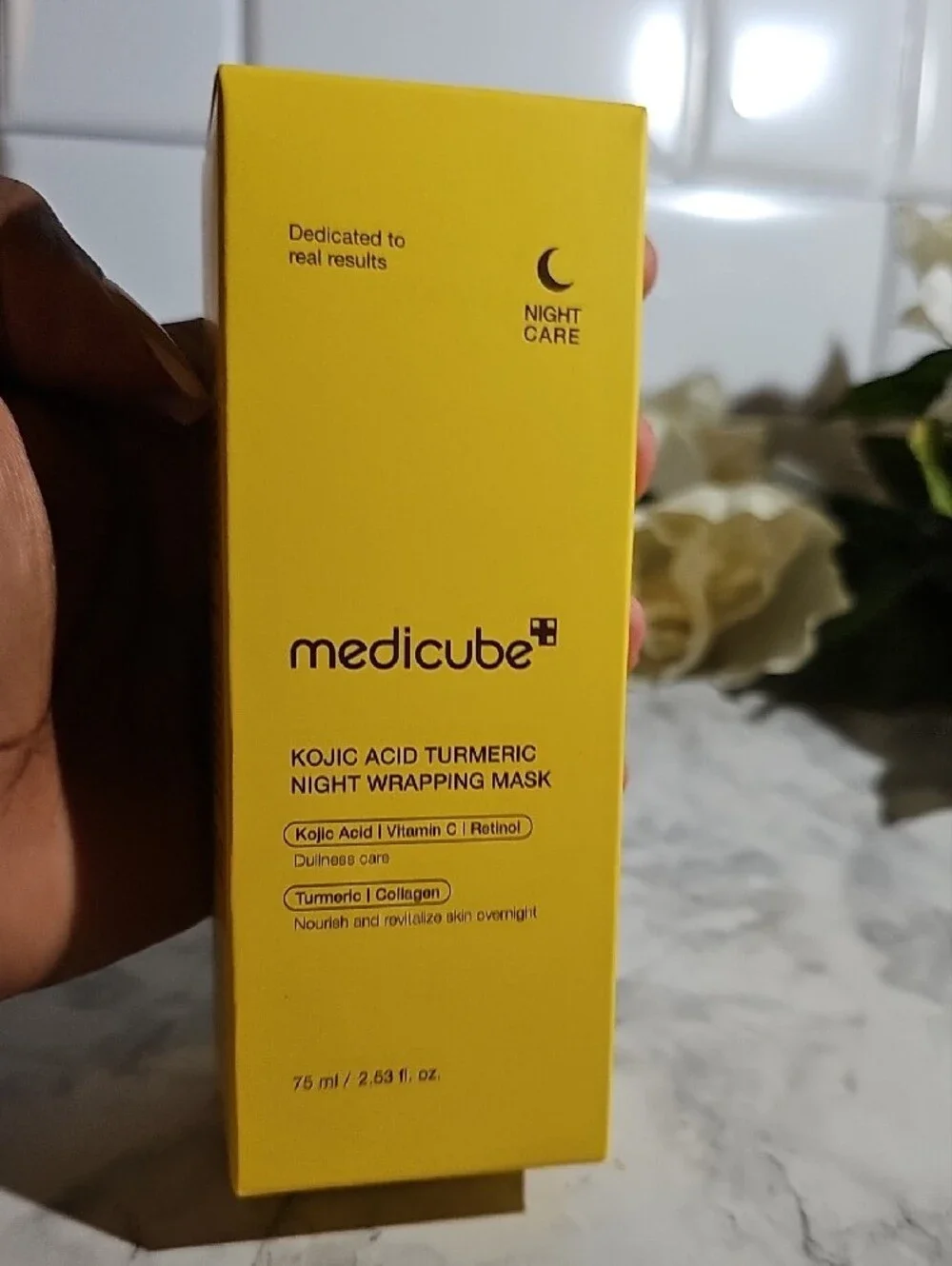 Kojic Acid Turmeric Night Wrapping Mask - Yellow